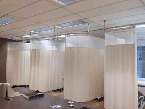 3 Cubicle Track &amp; Cubicle Curtains