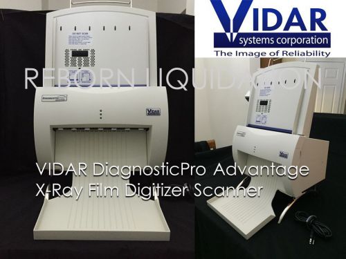 VIDAR DiagnosticPro Advantage X-Ray Film Medical Imaging Digitizer Scanner