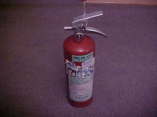GENERAL 5# HALON Fire Extinguisher CHARGED Ready to GO! CAR BOAT PLANE HOME