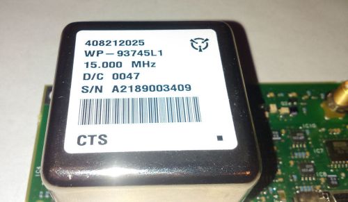 CTS WP-93745L1 15MHZ HIGH STABILITY OCXO MODULE ON PC BOARD
