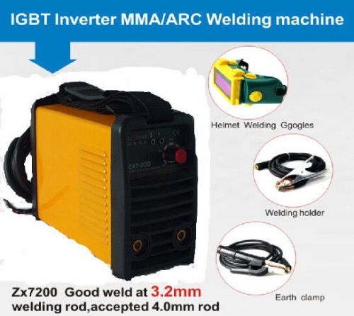 110v 200a igbt inverter mma /arc welder welding machine &amp; welding helmet for sale