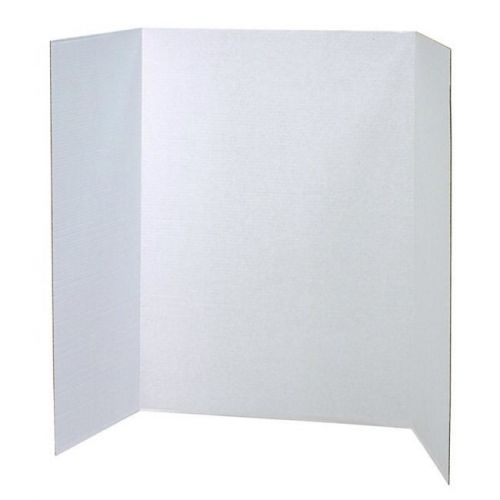 Pacon Spotlight Presentation Board, 48 x 36, White, 24/Carton -Science Fair Size