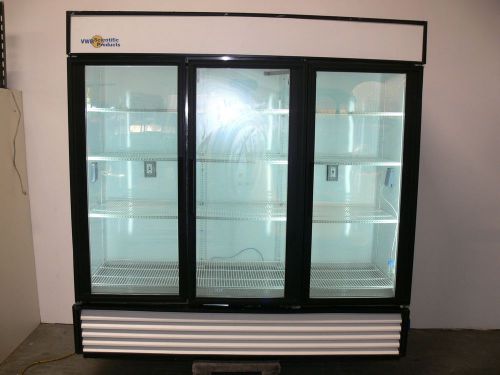 VWR / True GDM-72   3 Door Deli Style  Refrigerator w/ Interior Outlets &amp; Ports