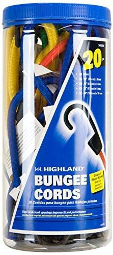 Highland (9002200) Bungee Cord Assortment Jar - 20 Piece