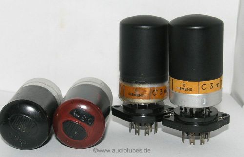 4 Lorenz Siemens tubes C3m  Post rohre (506028)