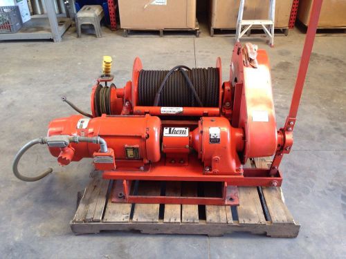 Thern Industrial Heavy Duty Winch 4C52C w/ pendant control and Motor Starter