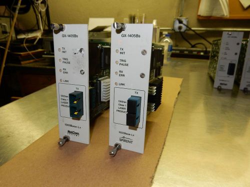 Lot of 2 Spirent/Netcom SmartBits Fiber Optic Card Module GX-1405Bs 1000Base-Lx