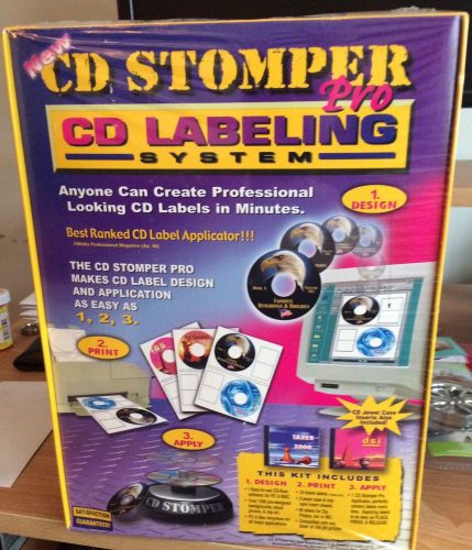 Avery 98107 CD-Stomper Pro CD/DVD Labeling System BRAND NEW FACTORY SEALED