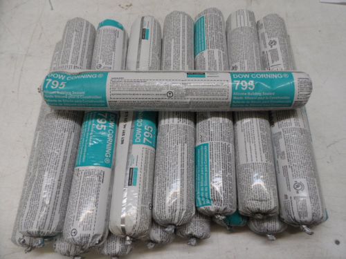 Dow corning 795 silicone building sealant (gray) 16 tubes for sale