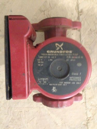 Grundfos 59896155 1/25 Horsepower SuperBrute Recirculator Pump  UP15-42F