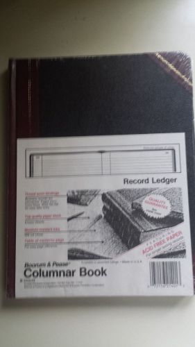 NEW BOORUM &amp; PEASE COLUMNAR BOOK RECORD RULING 10-3/8x8-1/8 150 PAGES  21-150-R
