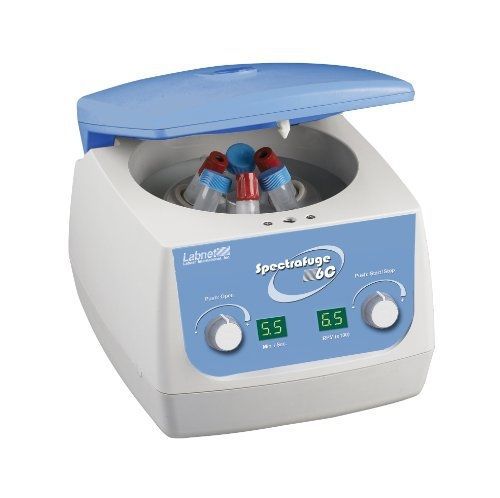Labnet Spectrafuge C0060 6C Compact Research Centrifuge with 6 x 10/15ml Rotor,