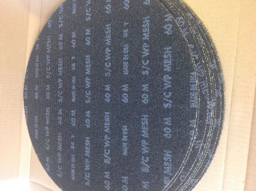 Floor Sanding Pad Screen Discs 60 Grit 16&#034; (10 Pack)  Norton Durite Q421