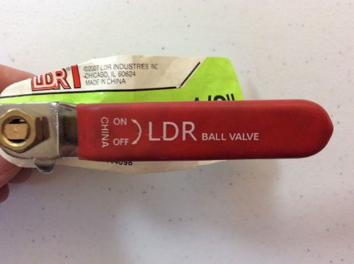Ldr 1/2&#034; ball valve on/off for sale