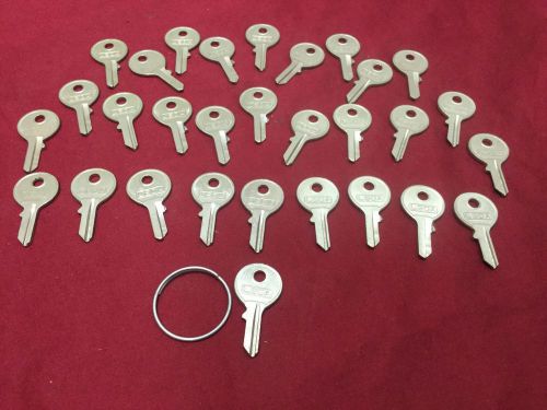 LSDA Padlock/Small Drawer Lock Key Blanks, Set of 30 - Locksmith