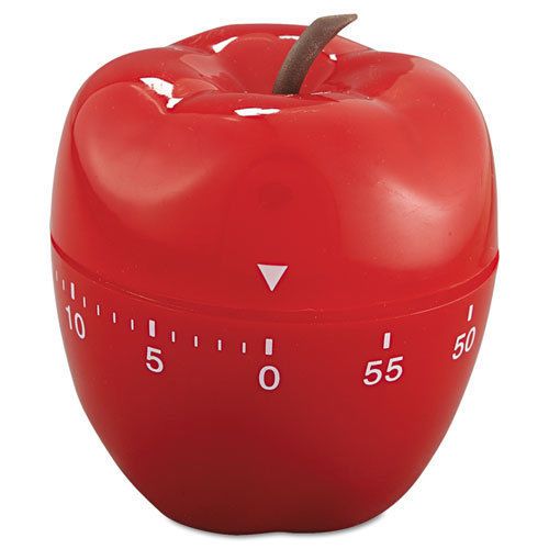 Shaped Timer, 4&#034; dia., Red Apple