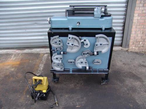 Parker 632 hydraulic tube bender enerpac pump with 11 dies very late model for sale
