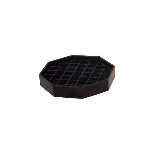 Bar Maid CR-1451B Trivet Style Black Octagon 4-1/2&#034; Drip Catcher