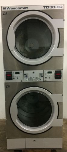 Wascomat Stack Dryer TD30.30 Stainless Steel Card Reader