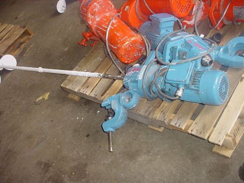 1 hp Chemineer clamp mount mixer shaft prop 225 rpm shaft speed