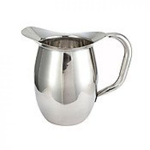 Winco WPB-2 Deluxe Bell Pitcher, 2-Quart, Stainless Steel