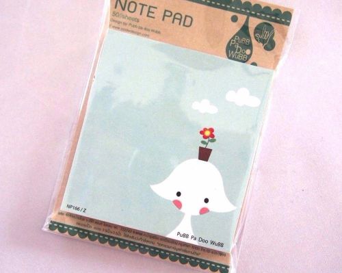 5 pcs NOTE PAD POST IT CARTOON STYLE OFFICE SUPPLY STICKY NOTE PAD #1