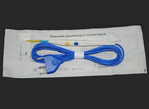 Proved Disposable ESU Electrosurgical Control Pencil Blade Electrode+free ship
