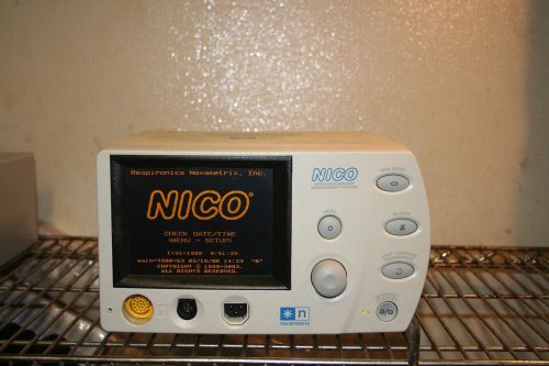 Novametrix NICO 7300 Non-Invasive Cardiac Cardiopulmonary Output Monitor