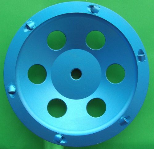 7&#034; 6-pcd cup wheel for concrete resurf, grind, epoxy, coating removals 7/8&#034;-5/8&#034; for sale
