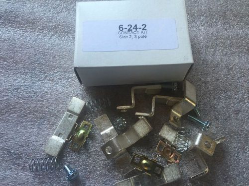New 6-24-2 contact kit for eaton/cutler-hammer size 2 3 pole contactor for sale