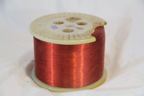 34 AWG Gauge Magnet Wire 79000+ft Red Coat Copper Coil Winding 10.6lbs HUGE!