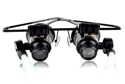 Illuminated Magnifier Glasses X20