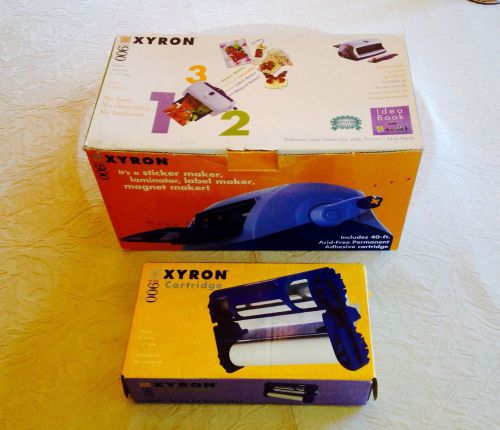 Xyron 900 label maker laminator w/cartridges for sale
