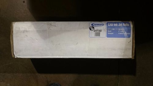 Impreso Wide Format Cad Uncoated Bond Paper, 20 Lbs., 24&#034; x 150 Ft. (10 Rolls)