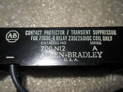 (V13-3) 1 NEW ALLEN BRADLEY 700-N12 CONTACT PROTECTOR NOISE PROTECTOR