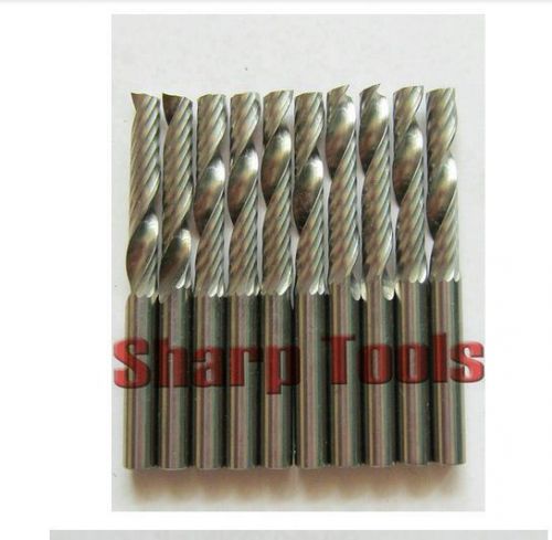 10pcs 4*22mm carbide single flute mdf pvc board acrylic cnc router bits for sale