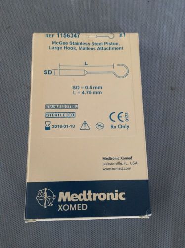 Medtronic Xomed McGee Stainless Steel Piston Large Hook Attachment 1156347
