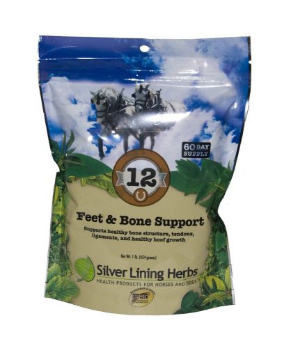 SILVER LINING HERBS #12 Feet &amp; Bone Support Healthy Hoof Horse Equine 1LB BAG