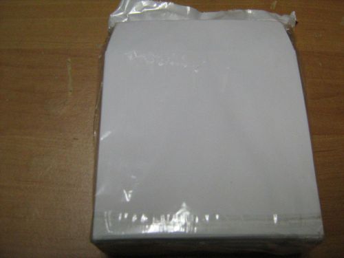 100-Pack White CD/DVD Paper Envelope Sleeves
