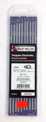 Best Welds 1/8 X 7 Ground E3 Electrode Tungsten 187GE3 Ground &amp; Annealed