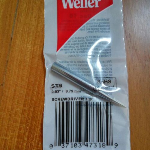 Weller Soldering Iron Screwdriver Replacement Tip ST6 SMD Rework Station