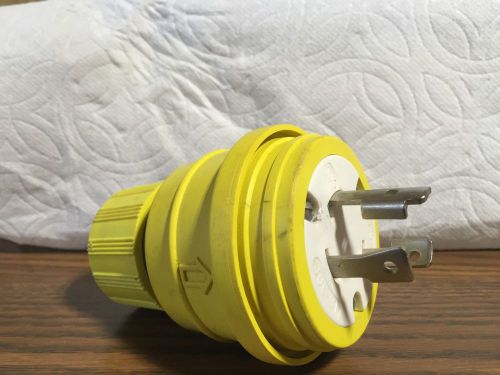 Woodhead 89290 turnlok cord grip connector 30a 250v l6-30p gently used for sale