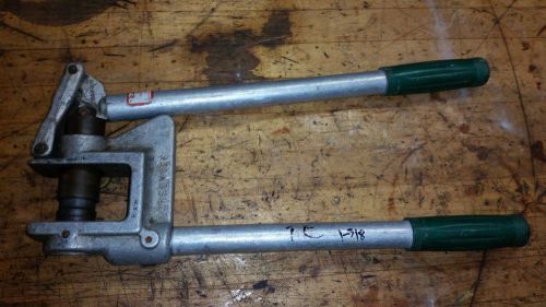 Greenlee 710 metal stud punch~ 1-11/32&#034; diameter ~ 20 gauge (0.9 mm) steel stud for sale