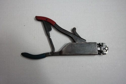 AMP 59250 Crimper Red &amp; Blue WIRE PIDG terminal Aircraft avionic tool