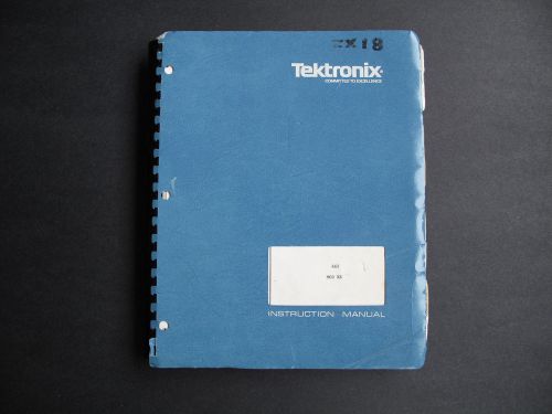 465 Tektronix Scope Instruction Manual