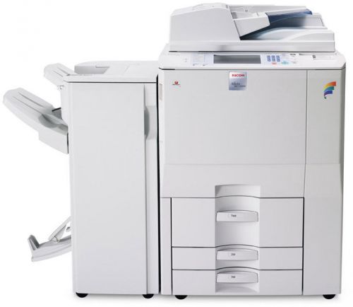 RICOH MP C6000 Color Copier Duplex Printer Scanner &amp; Finisher Low meter