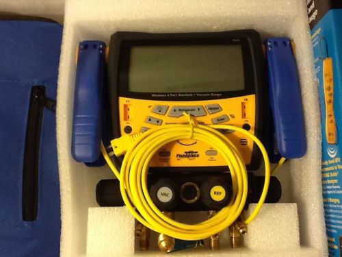 Fieldpiece sman4 wireless 4-port digital manifold with vacuum gauge for sale