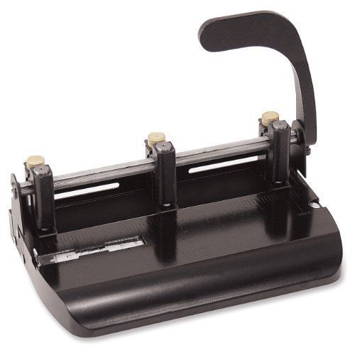 Heavy Duty Adjustable 2-3 Hole Punch with Lever Handle, 32-Sheet
