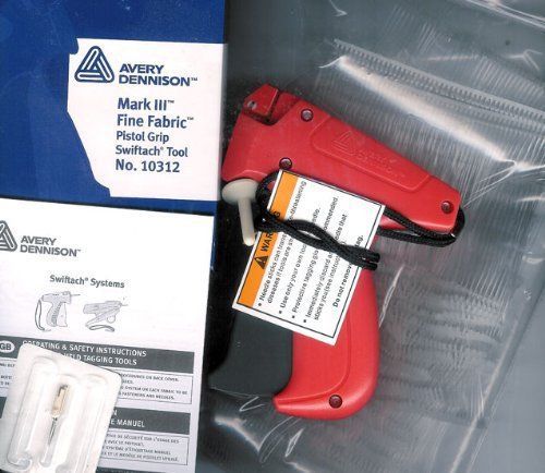 Fine Tagging Kit-top of the Line Avery Dennison 10312 Gun+needle+1000 Barbs