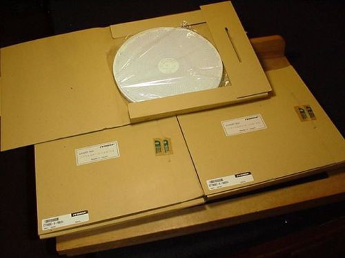 Three Boxes Omega CT7000C-0-100/24 Circular Chart Paper for Chart Recorders 10&#034;
